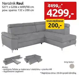 Black Red White Narożnik Raul oferta