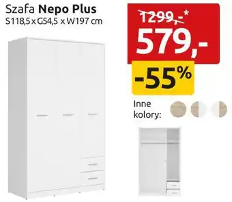 Black Red White Szafa Nepo Plus oferta