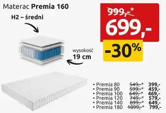Black Red White Materac Premia 160 oferta