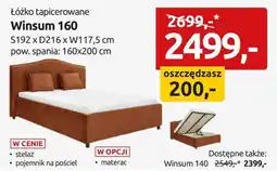 Black Red White Łóżko tapicerowane Winsum 160 oferta