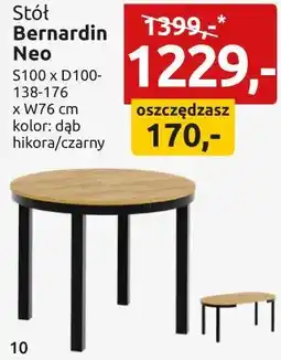 Black Red White Stół Bernardin Neo oferta