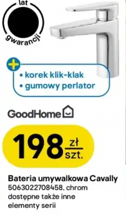 Castorama GoodHome Bateria umywalkowa Cavally oferta