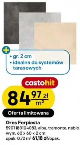 Castorama Gres Ferpiesta oferta