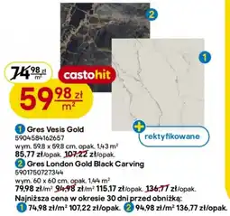 Castorama Gres Vesis Gold oferta
