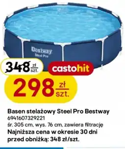Castorama Bestway Basen stelażowy Steel Pro oferta