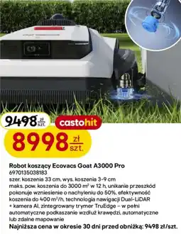 Castorama Ecovacs Robot koszący Goat A3000 Pro oferta