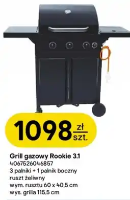 Castorama Grill gazowy Rookie 3.1 oferta