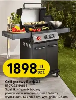 Castorama Grill gazowy Black 3.1 oferta