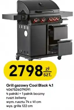 Castorama Grill gazowy Cool Black 4.1 oferta