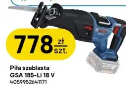 Castorama Bosch Piła szablasta gsa 185-Li 18 V oferta