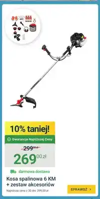 ERLI Kosa spalinowa 6 KM + zestaw akcesoriów oferta
