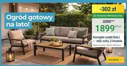 ERLI Komplet mebli BALI - stół, sofa, 2 krzesła oferta