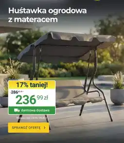 ERLI Huśtawka ogrodowa z materacem oferta