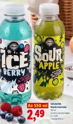 Lidl Napój owocowy Solevita ice berry oferta