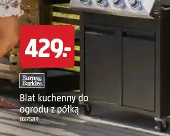 Burns & Barkles Blat kuchenny do ogrodu z półką