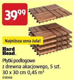 Jula Hard Head Płytki podłogowe z drewna akacjowego oferta