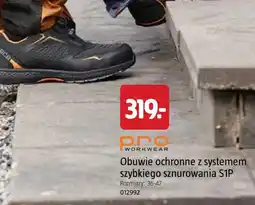 Jula Pro workwear Obuwie ochronne z systemem szybkiego sznurowania S1P oferta