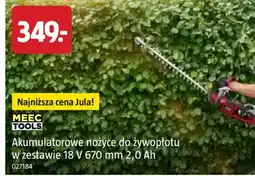 Jula Meec tools Akumulatorowe nożyce do żywopłotu oferta