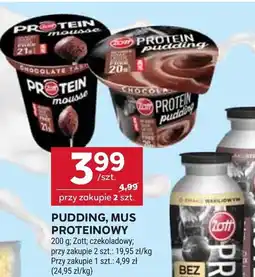 Stokrotka Market Zott Pudding, mus proteinowy oferta