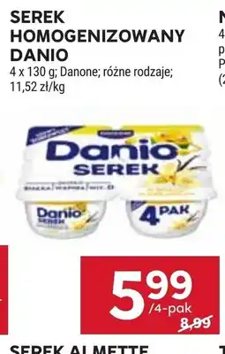 Stokrotka Market Danone Danio Serek homogenizowany oferta