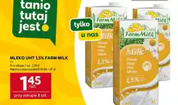 Stokrotka Market Farm Milk Mleko UHT 1,5% oferta