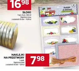 Stokrotka Market Naklejki na przetwory oferta