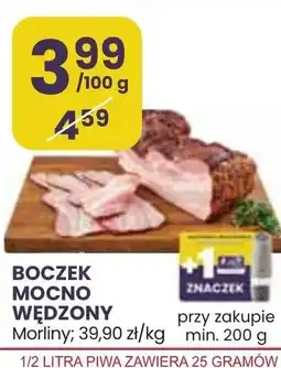 Stokrotka Market Morliny Boczek mocno wędzony oferta