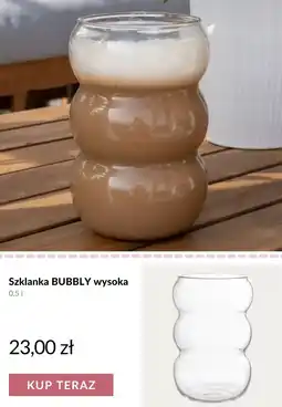 Homla Szklanka bubbly wysoka oferta