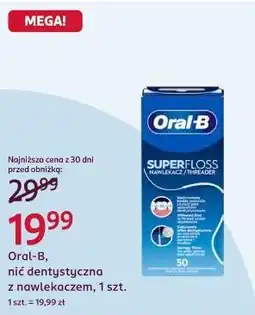 Rossmann Oral-B, nić dentystyczna z nawlekaczem, 1 szt oferta