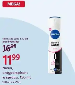 Rossmann Nivea, antyperspirant w sprayu oferta