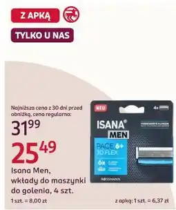 Rossmann Isana Men, wkłady do maszynki do golenia, 4 szt oferta
