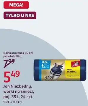 Jan Niezbędny, worki na śmieci, poj. 35 l, 24 szt