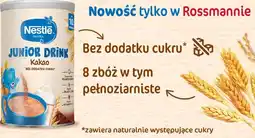 Rossmann Nestlé Junior Drink Kakao Nowość oferta