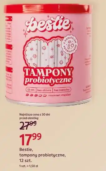 Bestie, tampony probiotyczne, 12 szt
