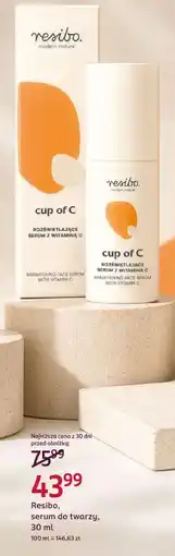 Rossmann Resibo, cup of C, serum do twarzy oferta