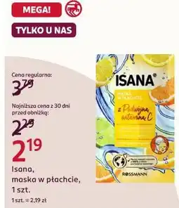 Rossmann Isana, maska w płachcie, 1 szt oferta