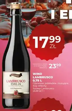 Duży Ben Wino Lambrusco Emilia Valbutera czerwone półsłodkie musujące oferta