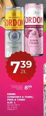 Duży Ben Drink Gordon's Pink & Tonic alk. 6-6,4% oferta