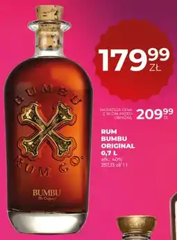 Duży Ben Rum Bumbu Original alk. 40% oferta