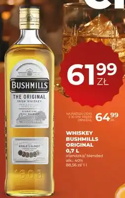 Duży Ben Whiskey BUSHMILLS Original irlandzka/blended alk. 40% oferta