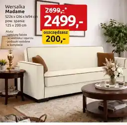 Black Red White Wersalka Madame S226xG96xW94cm pow. spania: 125x200cm oferta