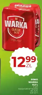 Piwo Warka Classic 4-pak