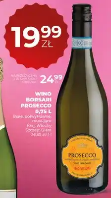 Duży Ben Wino Borsari Prosecco białe półwytrawne musujące oferta