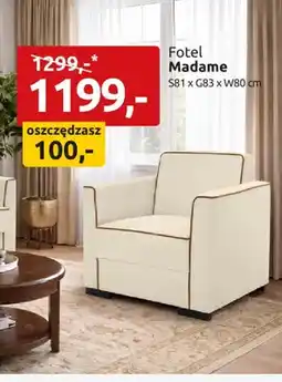 Black Red White Fotel Madame S81xG83xW80cm oferta