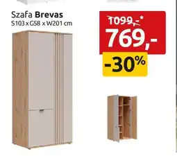 Black Red White Szafa Brevas S103xG58xW201cm oferta