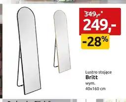 Black Red White Lustro stojące Britt wym. 40x160cm oferta