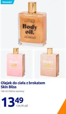 Action Olejek do ciała z brokatem Skin Bliss with vanilla scent oferta