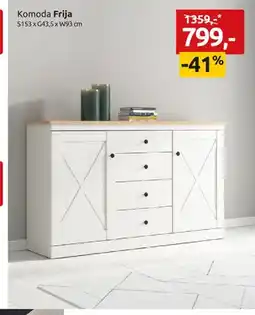 Black Red White Komoda Frija S153xG43,5xW93cm oferta
