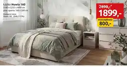 Black Red White Łóżko Nuwia 160 S180xG232xW99cm pow. spania: 160x200cm oferta