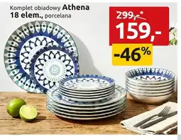 Black Red White Komplet obiadowy Athena 18 elem. porcelana oferta